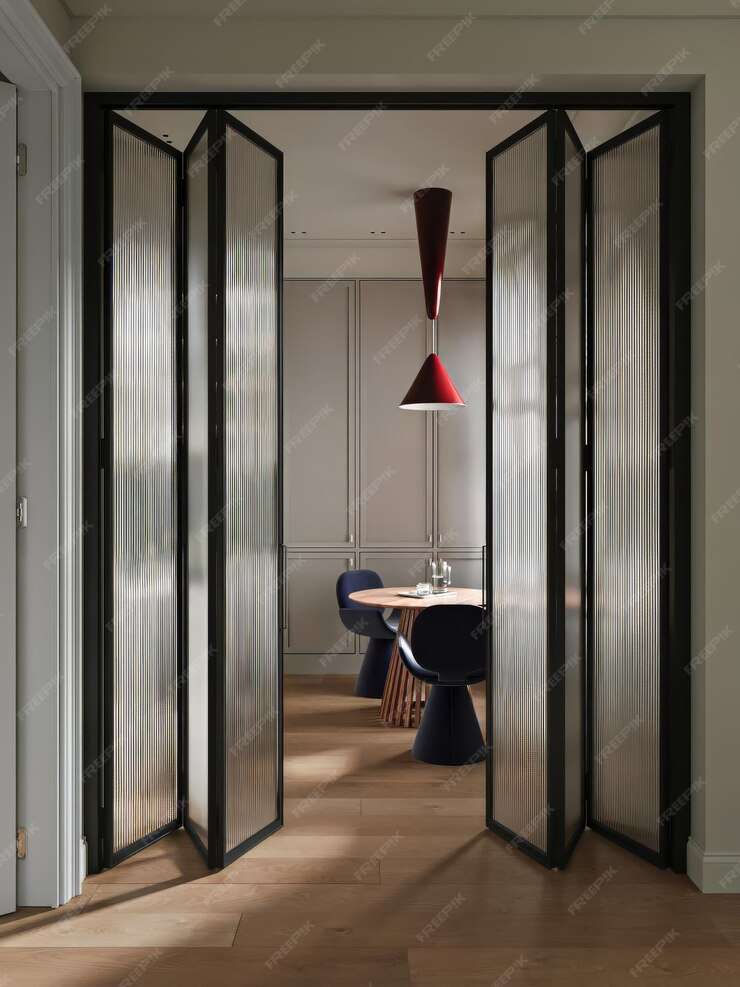 Bifold Doors provide a stylish and space-saving solution for any room.