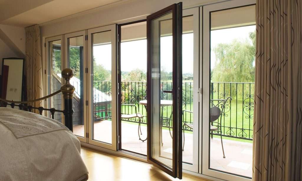 Dual Colour Aluminium doors provide a versatile design with different colors
