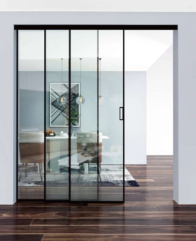Slim Sliding Doors offer a sleek and modern design with ultra-thin frame