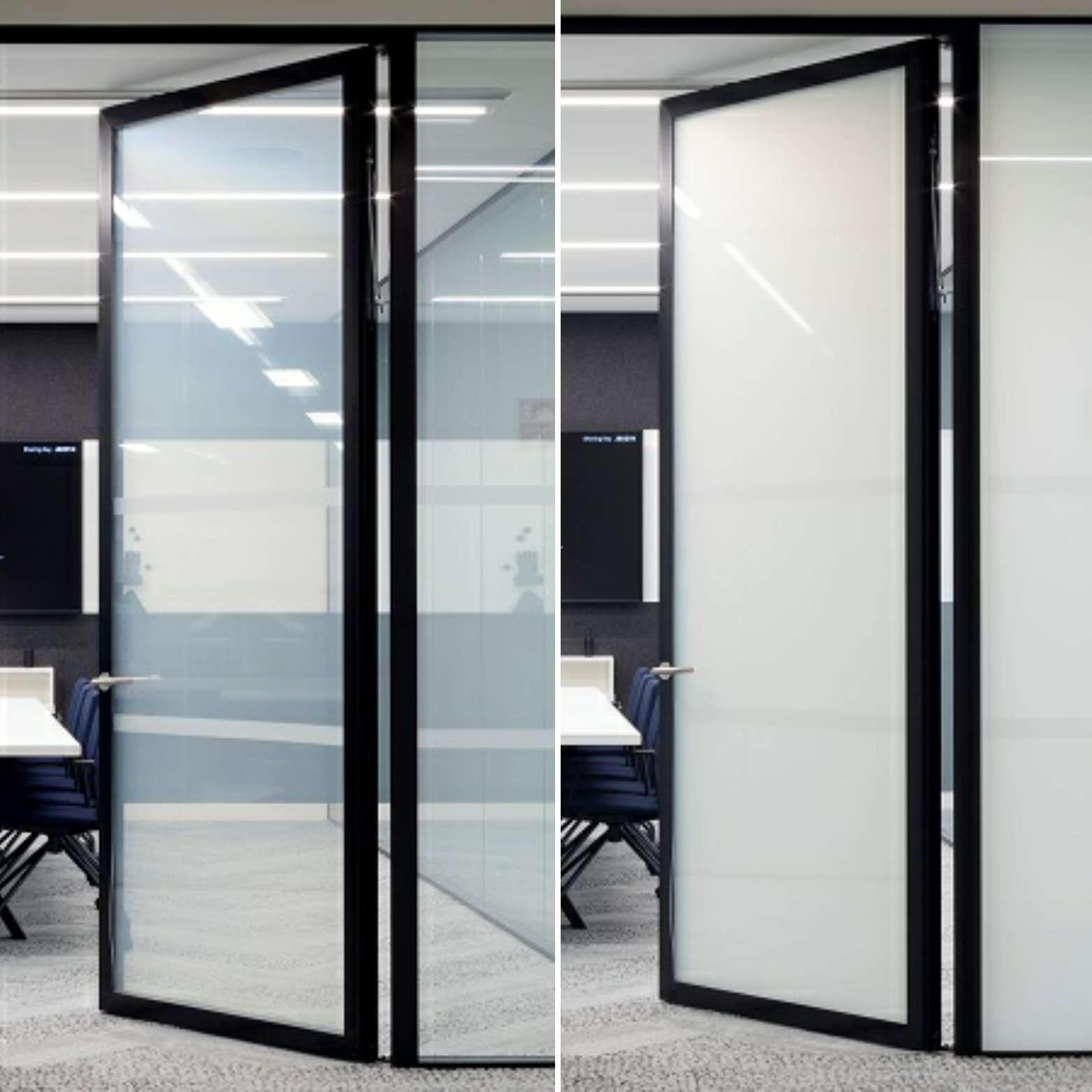 Enjoy privacy on demand with smart switchable glass windows, combining style, security, and energy savings.