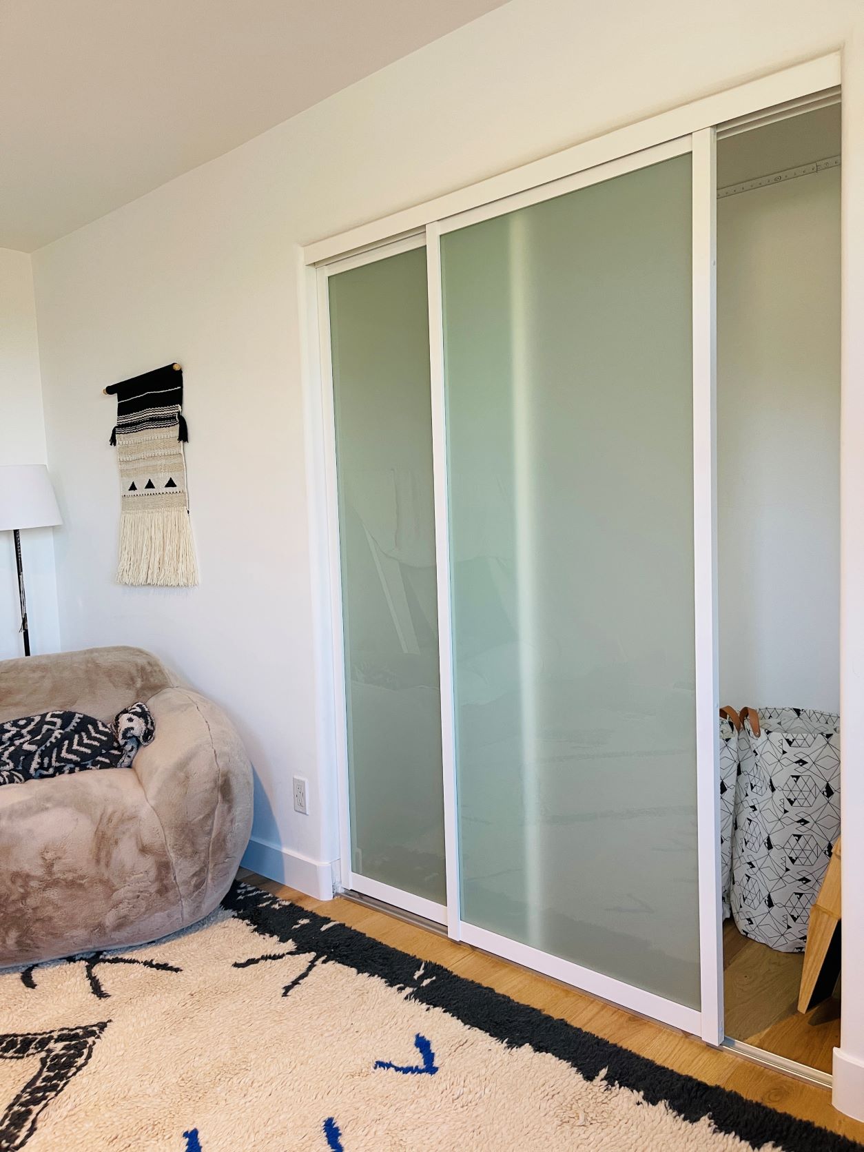 Sliding Closet Doors in a Bedroom