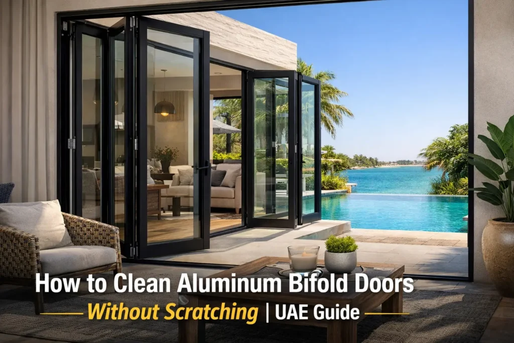 How to Clean Aluminum Bifold Doors Without Scratching