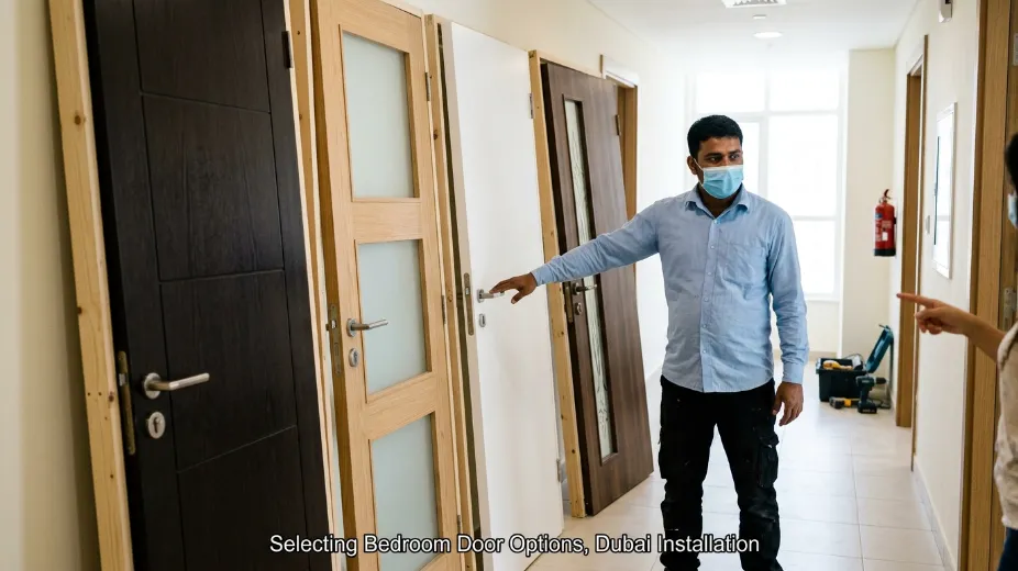 Bedroom door pricing options Dubai residential installation