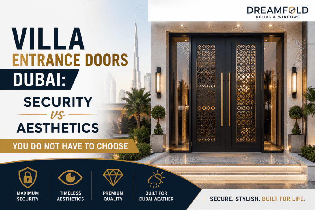Villa Entrance Doors Dubai: Security vs Aesthetics (You Do Not Have to Choose) | Dreamfold