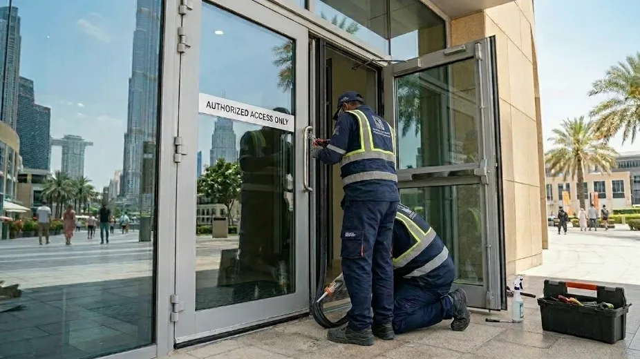 Dubai climate door maintenance