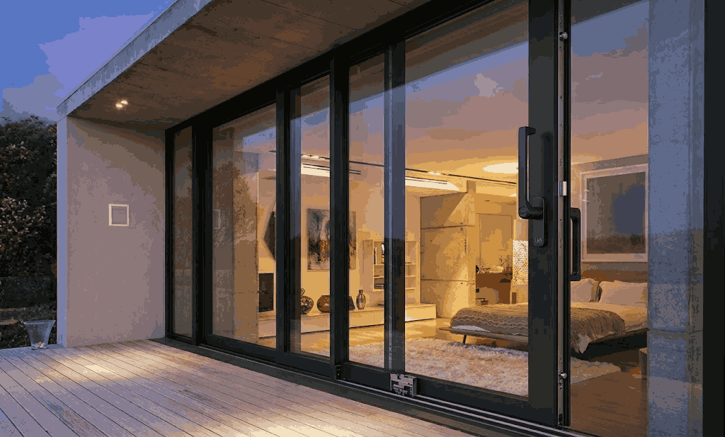 Lift and slide doors Dubai villa