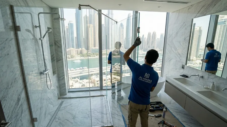 Shower glass pricing Dubai residential and commercial installation