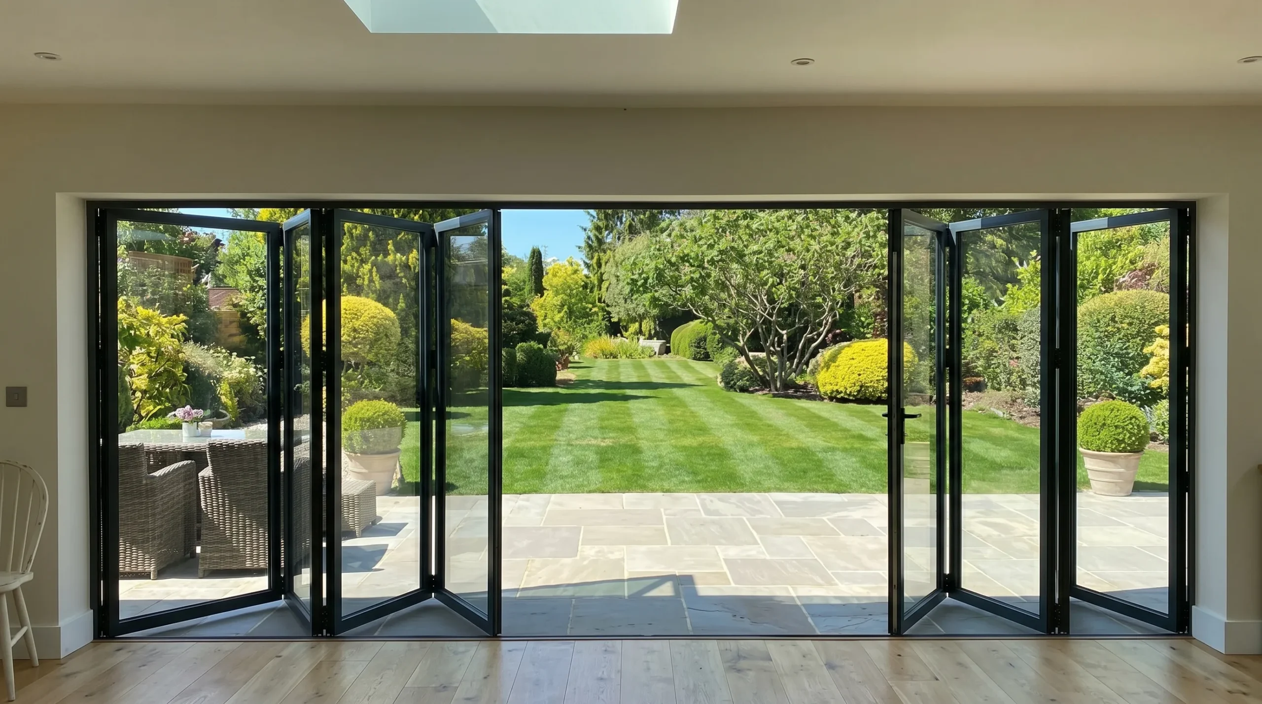 Ultra slim bifold benefits including panoramic views natural light and contemporary design in Dubai luxury property