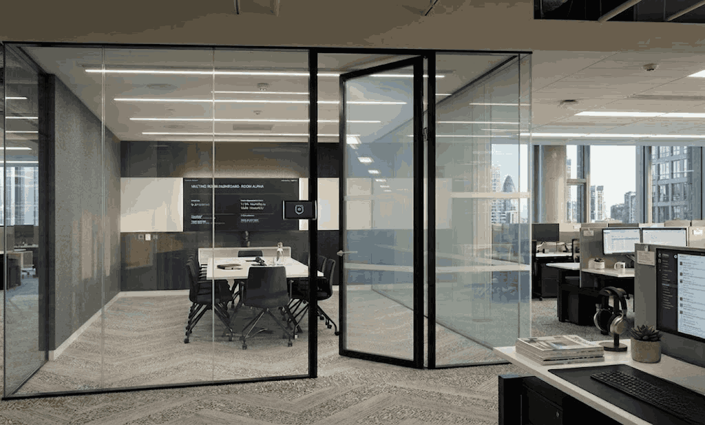 Comparison of smart glass technology types showing PDLC electrochromic and SPD technologies with switching mechanisms and applications