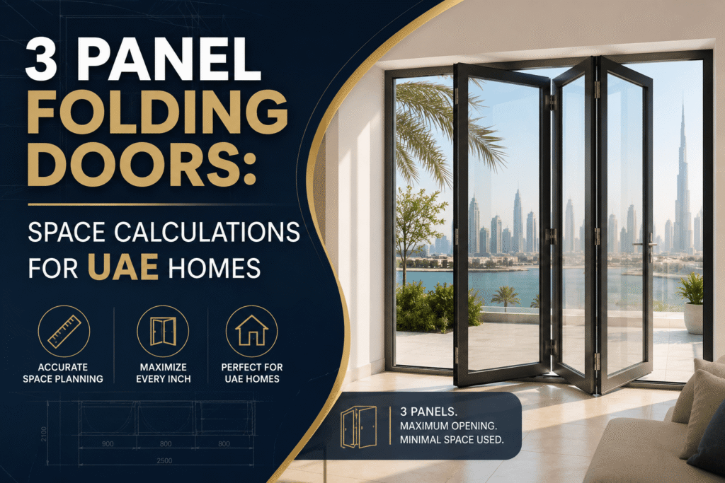 3 Panel Folding Doors